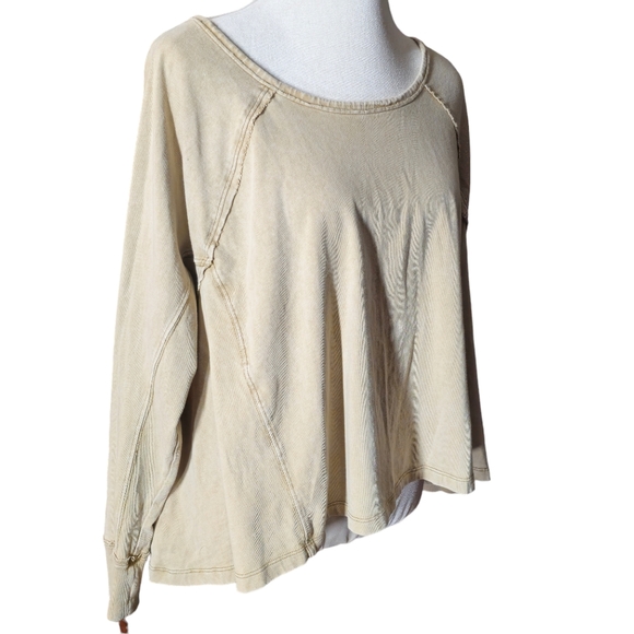 We The Free Oversized Sweatshirt Tan size XS - Picture 2 of 9